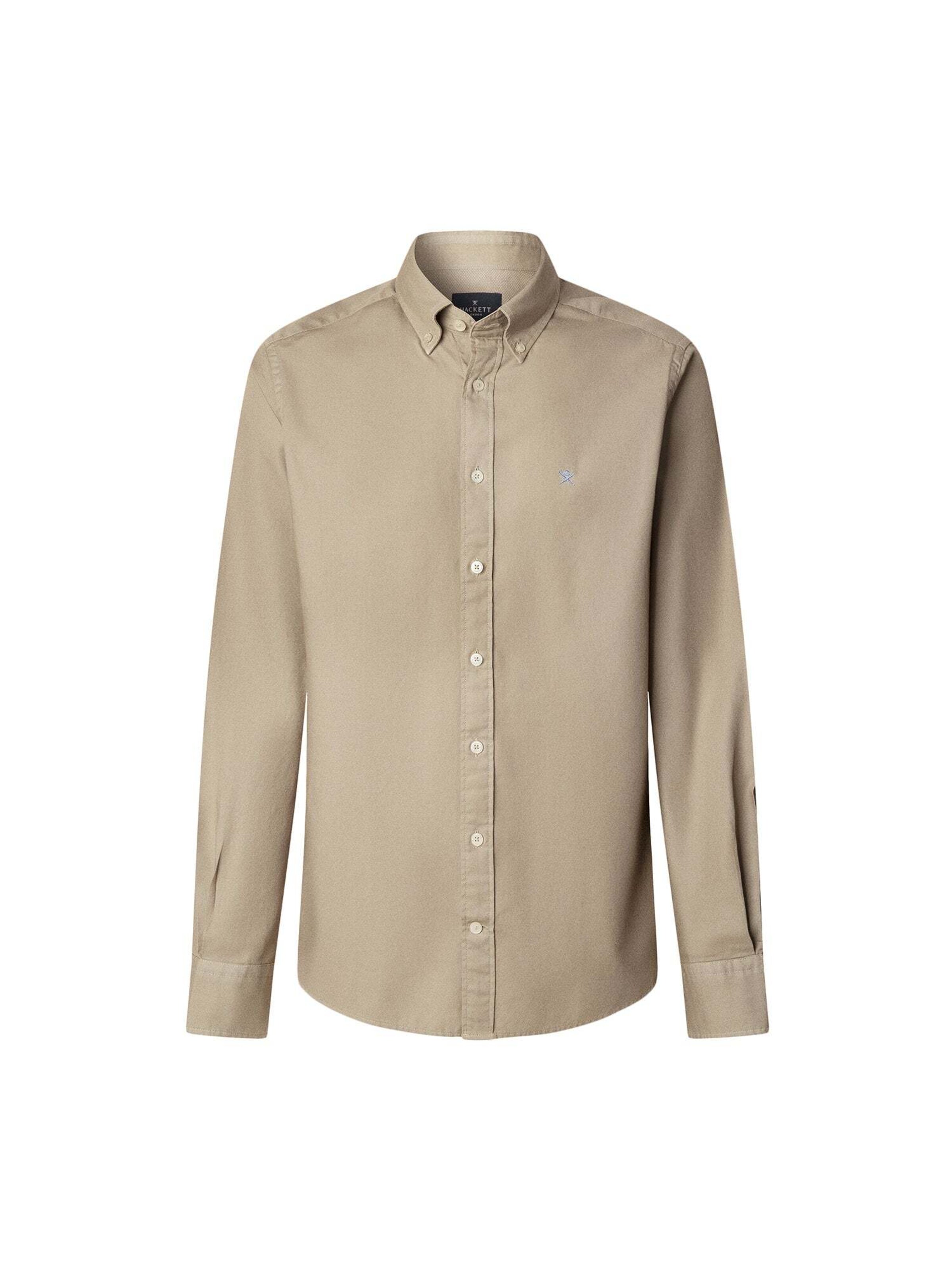 Chemise ' Ess ' Hackett London en beige : devant