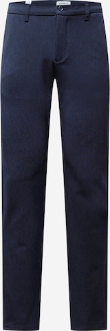 Woodbird Regular Chino 'Steffen' in Blauw: voorkant