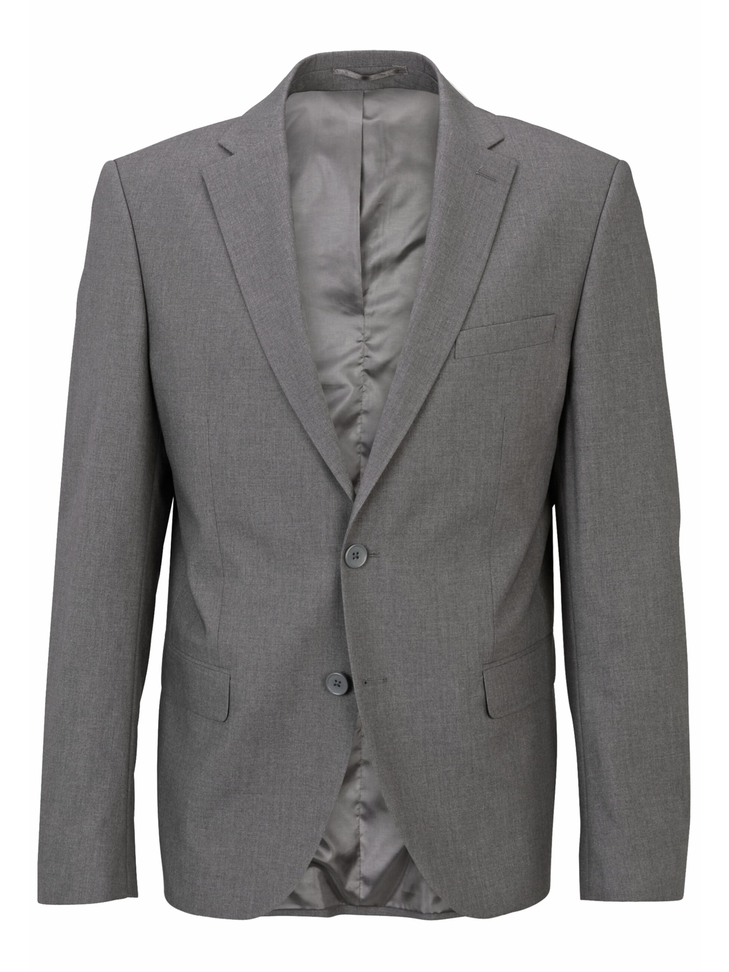 Steffen Klein Slim fit Colbert in Grijs: voorkant