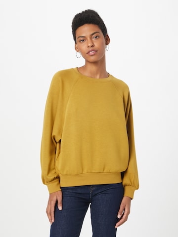 MSCH COPENHAGEN Sweatshirt 'Nelina Ima' in Yellow: front