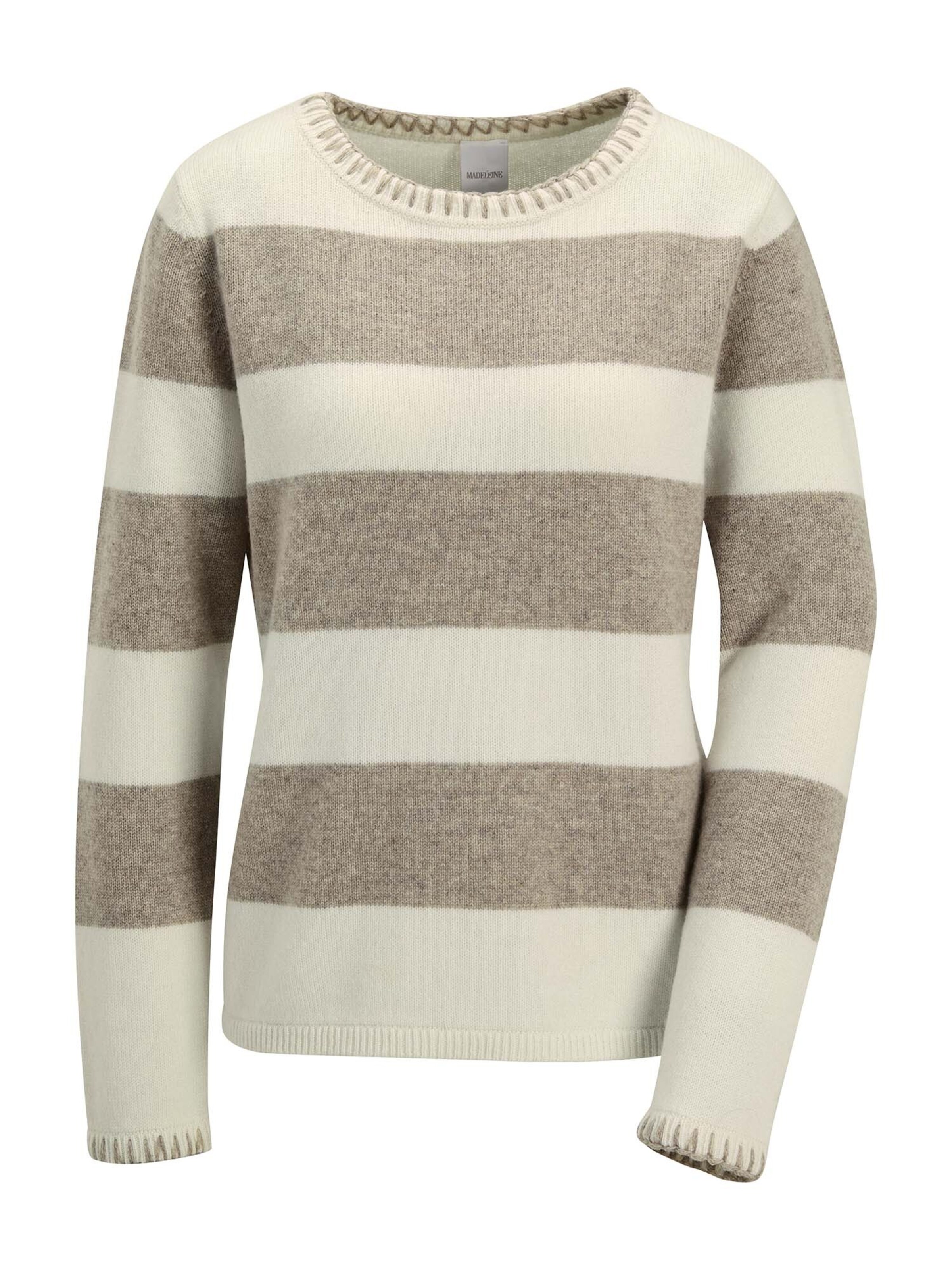 Pull-over MADELEINE en blanc : devant