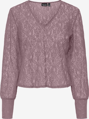 PIECES Bluzka 'BELLA' w kolorze różowy: przód