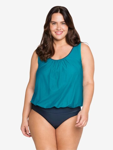 SHEEGO Bralette Tankini in Blue