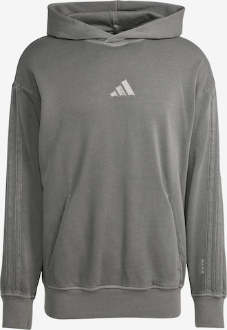 Hanorac sport de la ADIDAS SPORTSWEAR pe gri: față