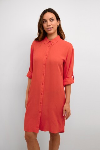 Robe-chemise 'Kamilia' Kaffe en orange : devant