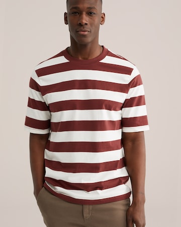 WE Fashion Shirt in Rood: voorkant