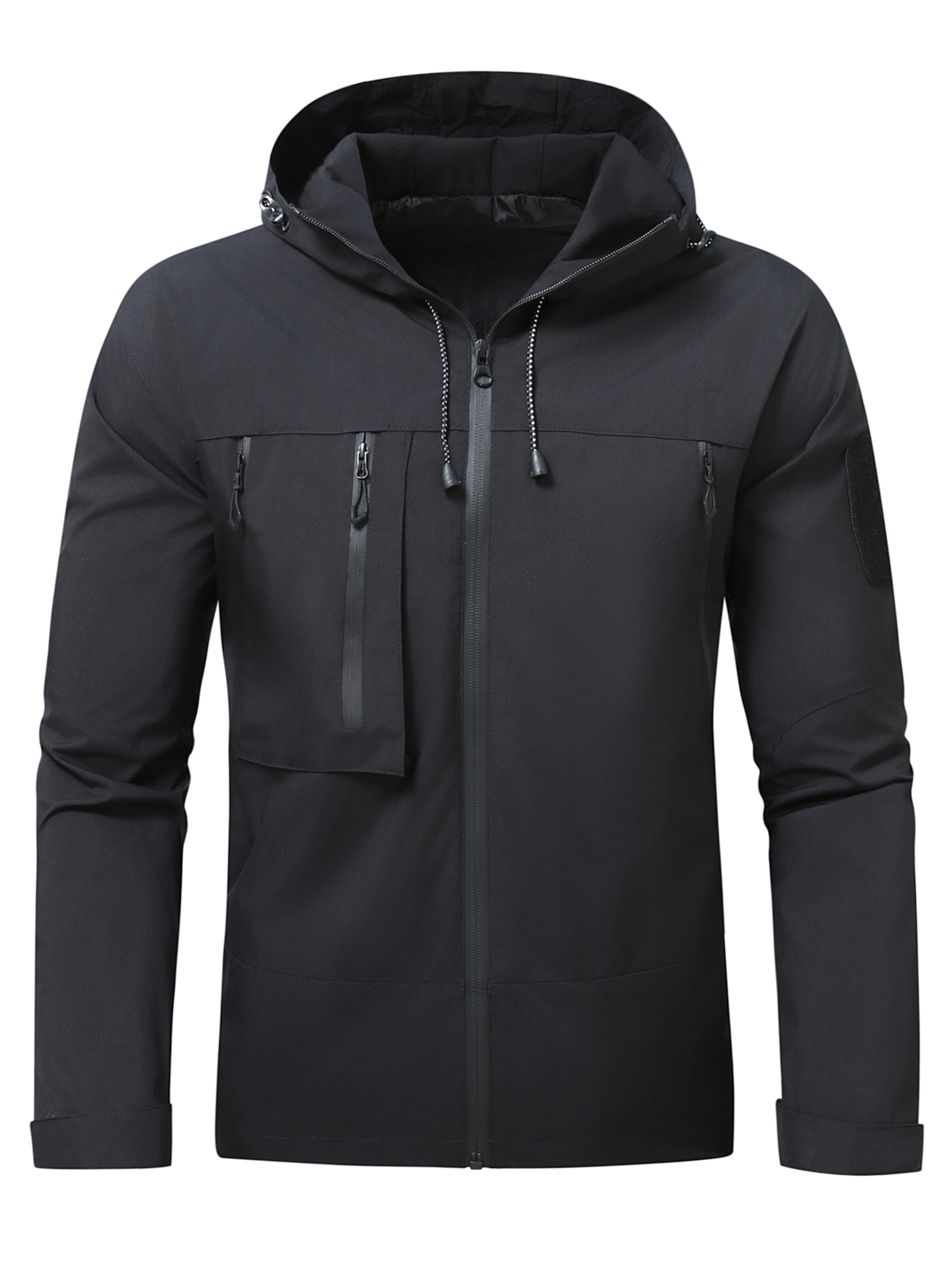 Youthup Outdoor jacket in Black: front