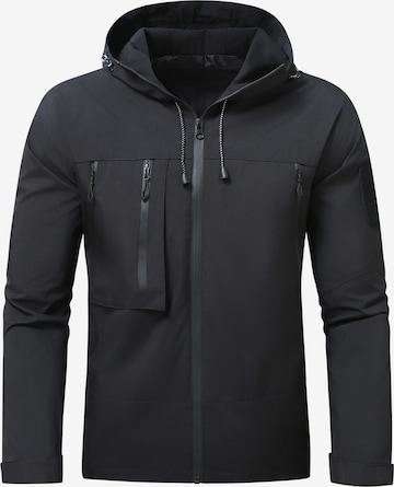 Youthup Outdoor jacket in Black: front