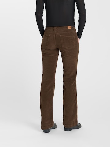 Le Temps Des Cerises Wide leg Broek in Bruin