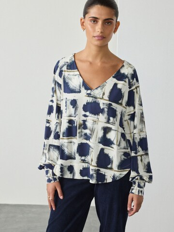 Next Blouse in Wit: voorkant