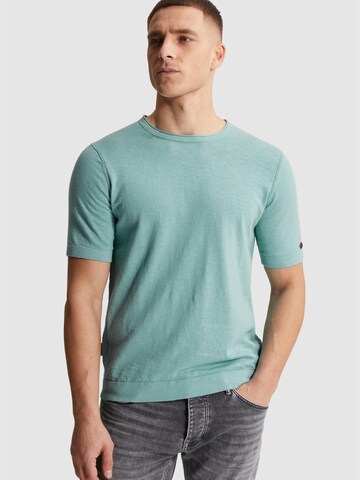Maglietta 'T-shirt in slub cotton' di CAST IRON in blu