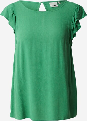 ICHI Blouse 'Marrakech' in Green: front