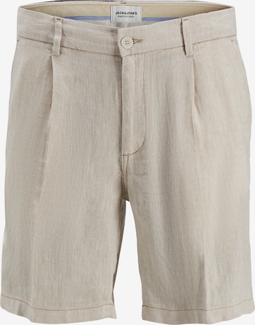 Regular Pantalon à plis 'ACE CAIRO' JACK & JONES en beige : devant