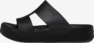 Sandales 'Getaway Platform-Sandalen zum Hineinschlüpfen' Crocs en noir : devant