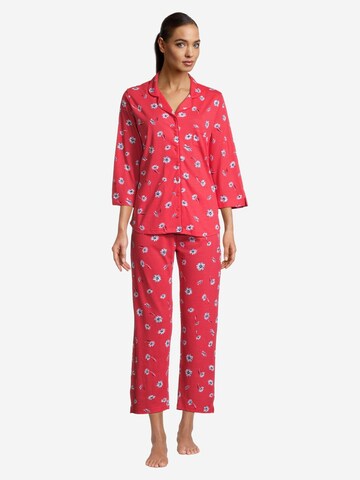 HAJO Pajama 'Premium Cotton' in Red: front