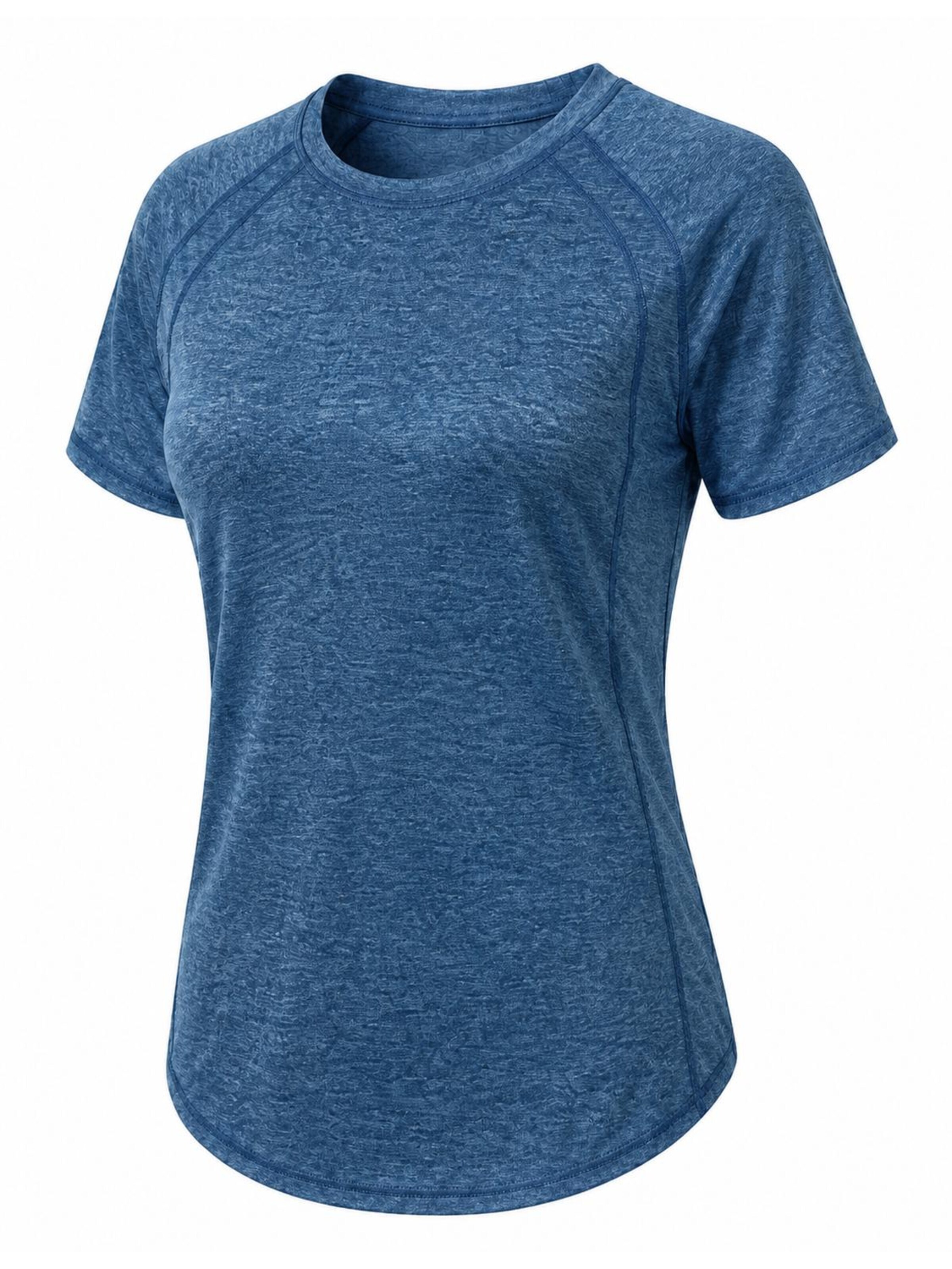 AOTTORI Sports Top in Blue: front