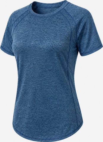 AOTTORI Sports Top in Blue: front