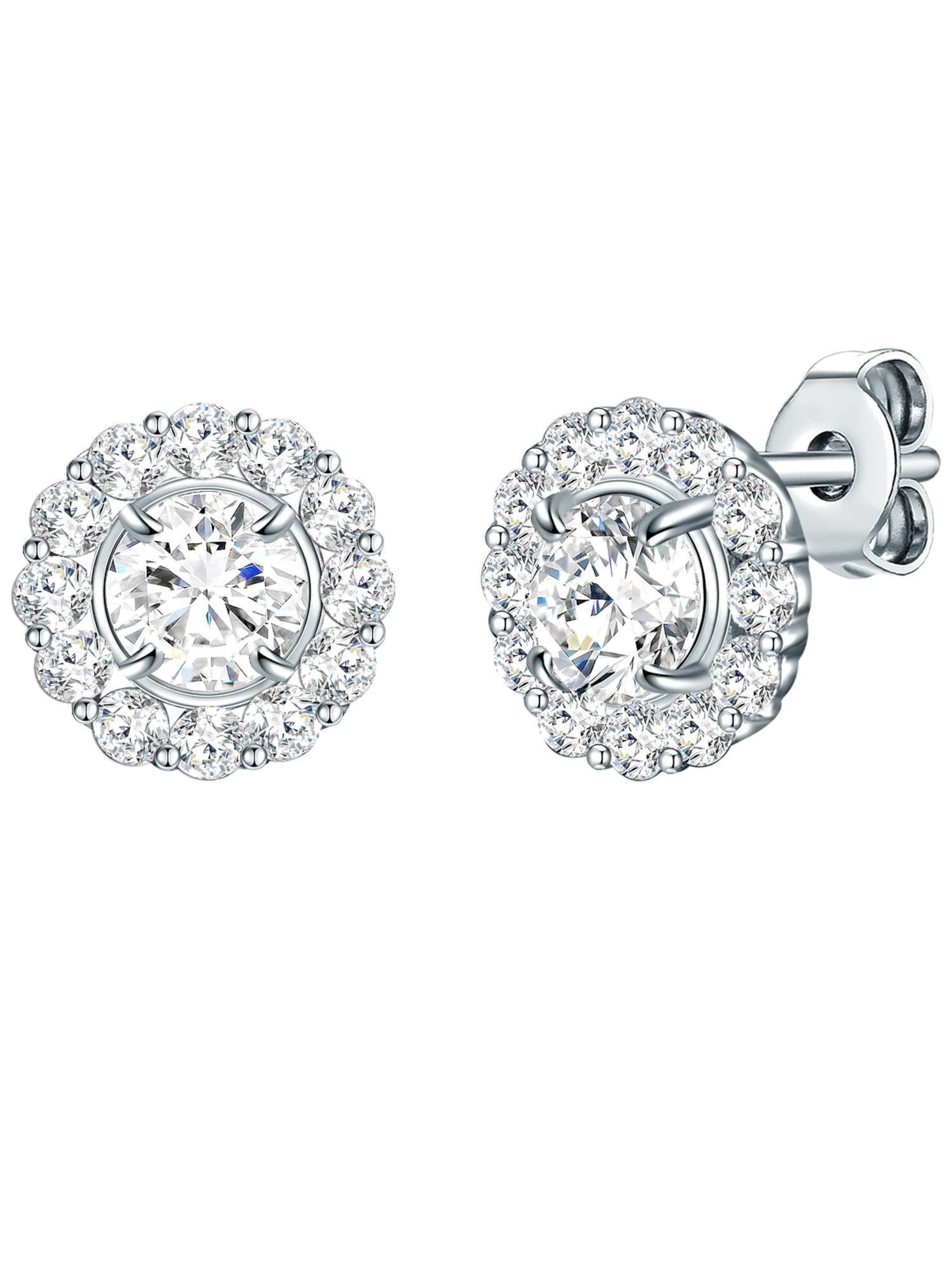 Trilani Oorbellen in Zilver: voorkant