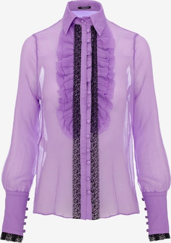 Camicia da donna di AVENUE N°29 in lilla: frontale