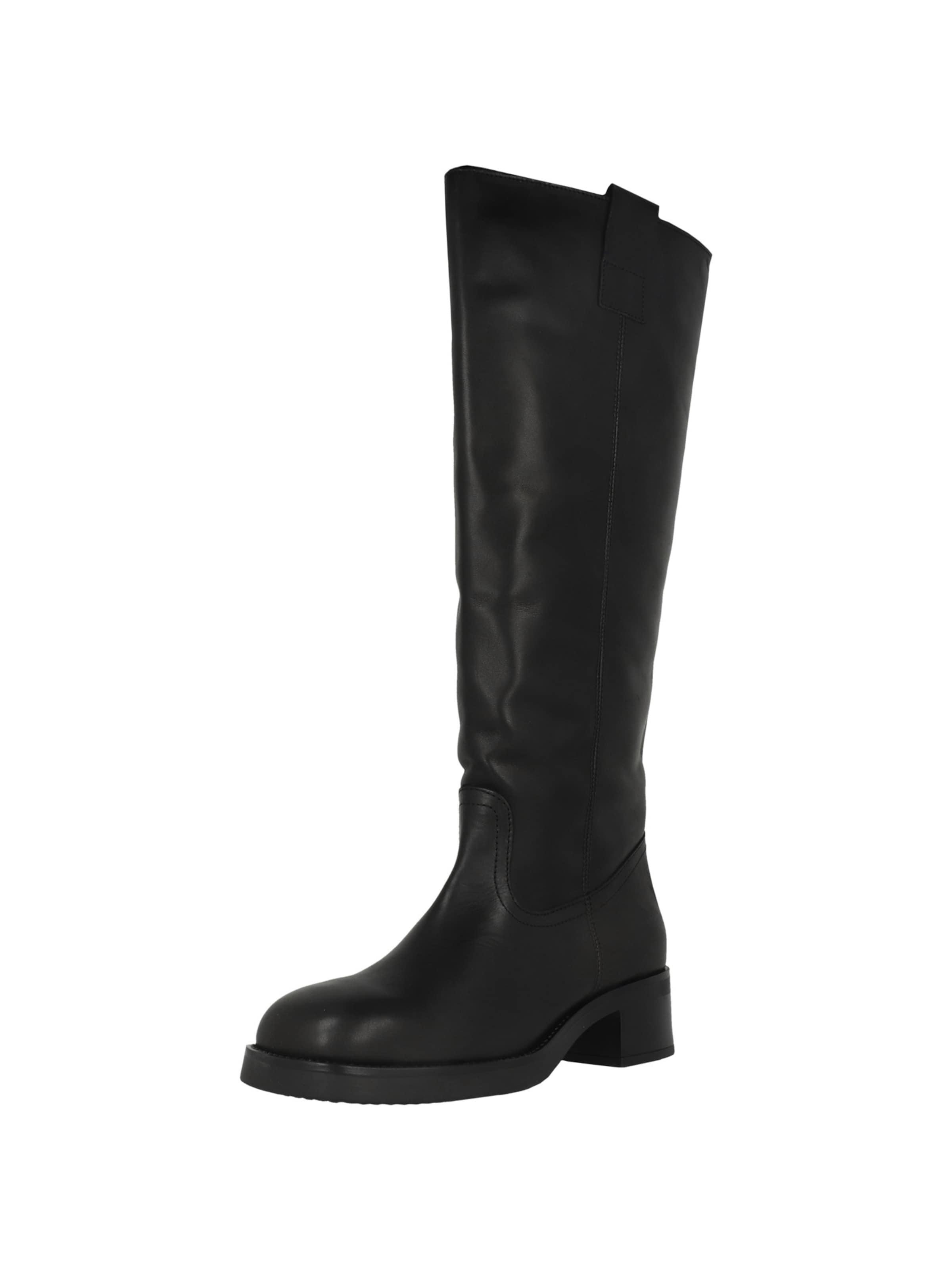 STEVE MADDEN - Bota 'Banner' em preto: frente
