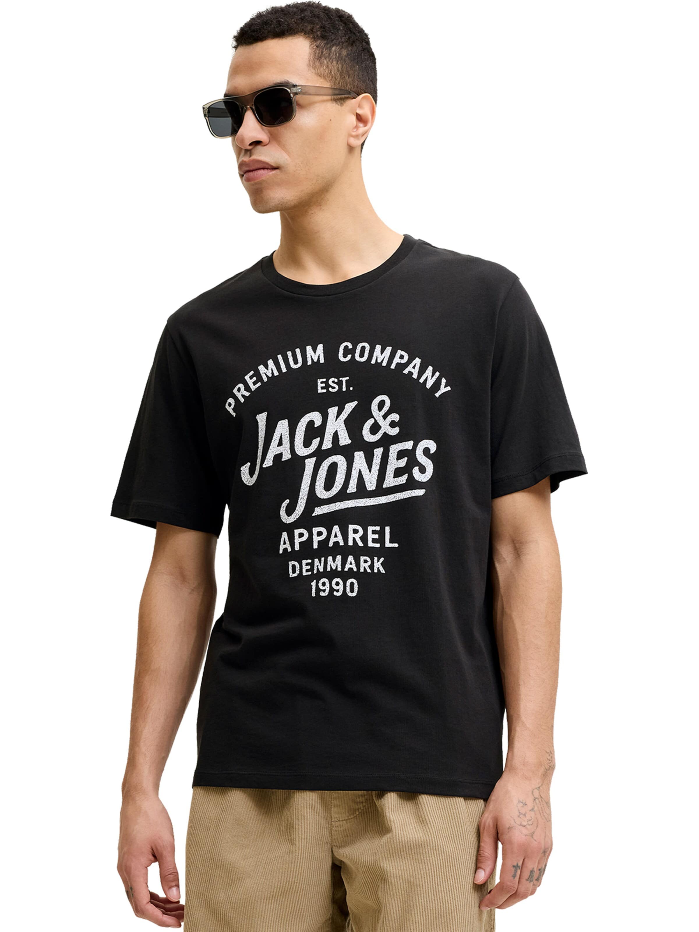 JACK & JONES Shirt 'Bluzane' in Schwarz