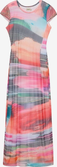 Desigual Šaty, veľkosť 42 - pastelovo modrá / tmavosivá / svetloružová / pastelovo červená, Produkt
