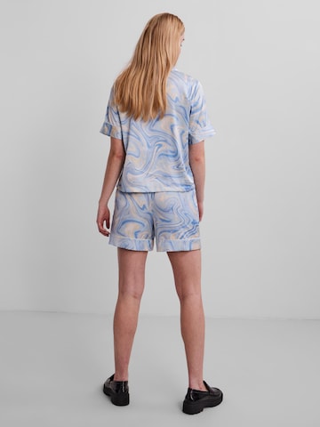 PIECES Bluse in Blau