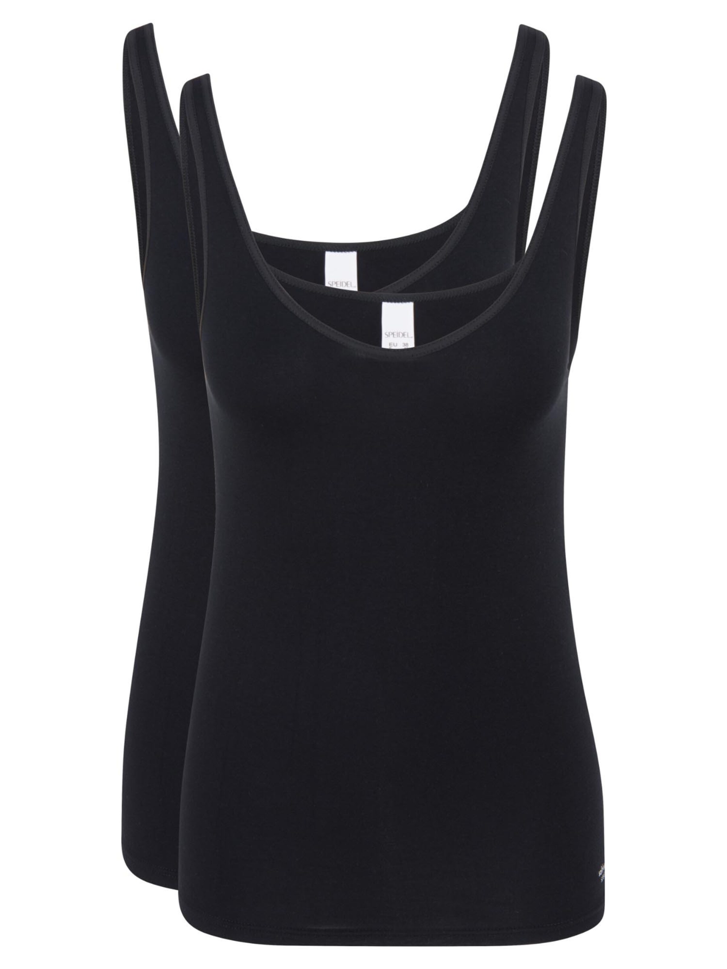 SPEIDEL Undershirt 'Soft Feeling' in Black: front
