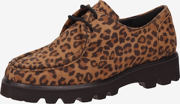 Chaussure à lacets SIOUX en marron : devant
