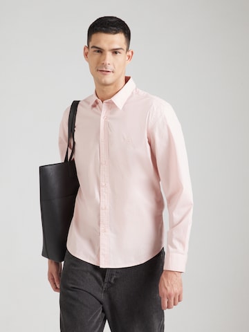 LEVI'S ® Slim fit Button Up Shirt 'BATTERY' in Pink: front