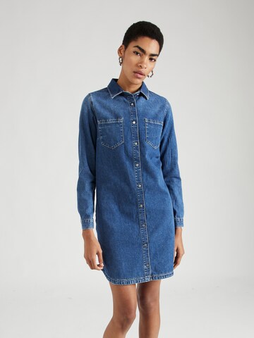 Robe-chemise 'LIZ' Mavi en bleu : devant