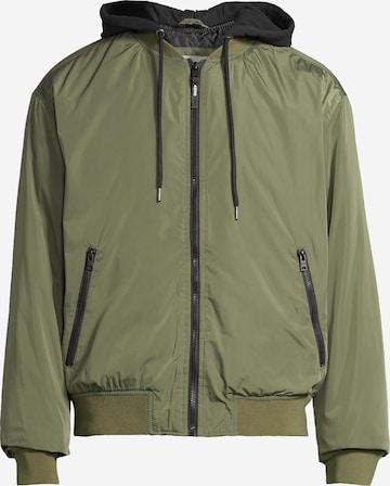 AÉROPOSTALE Between-season jacket in Green: front