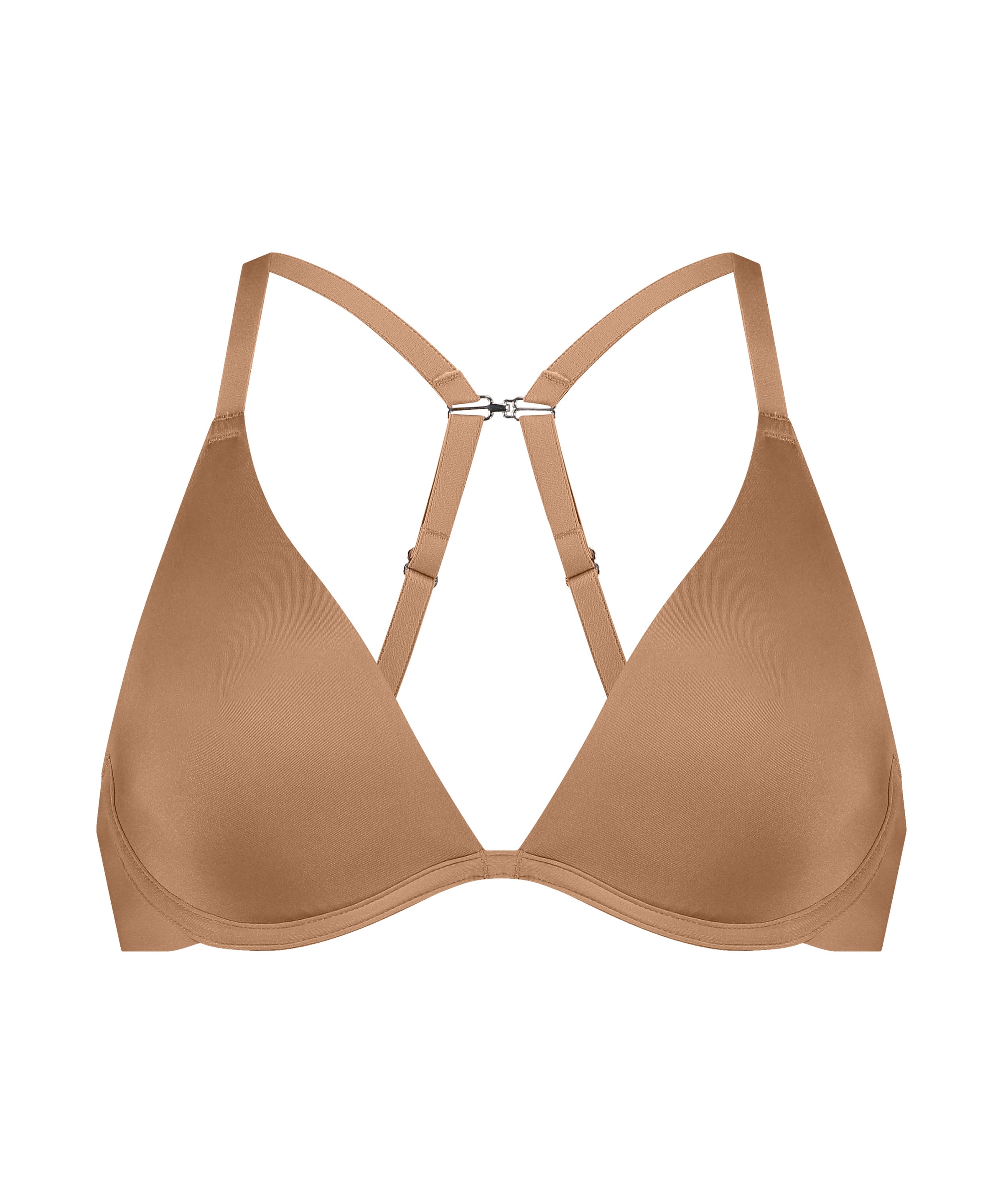 Hunkemöller Triangel BH in Bruin: voorkant