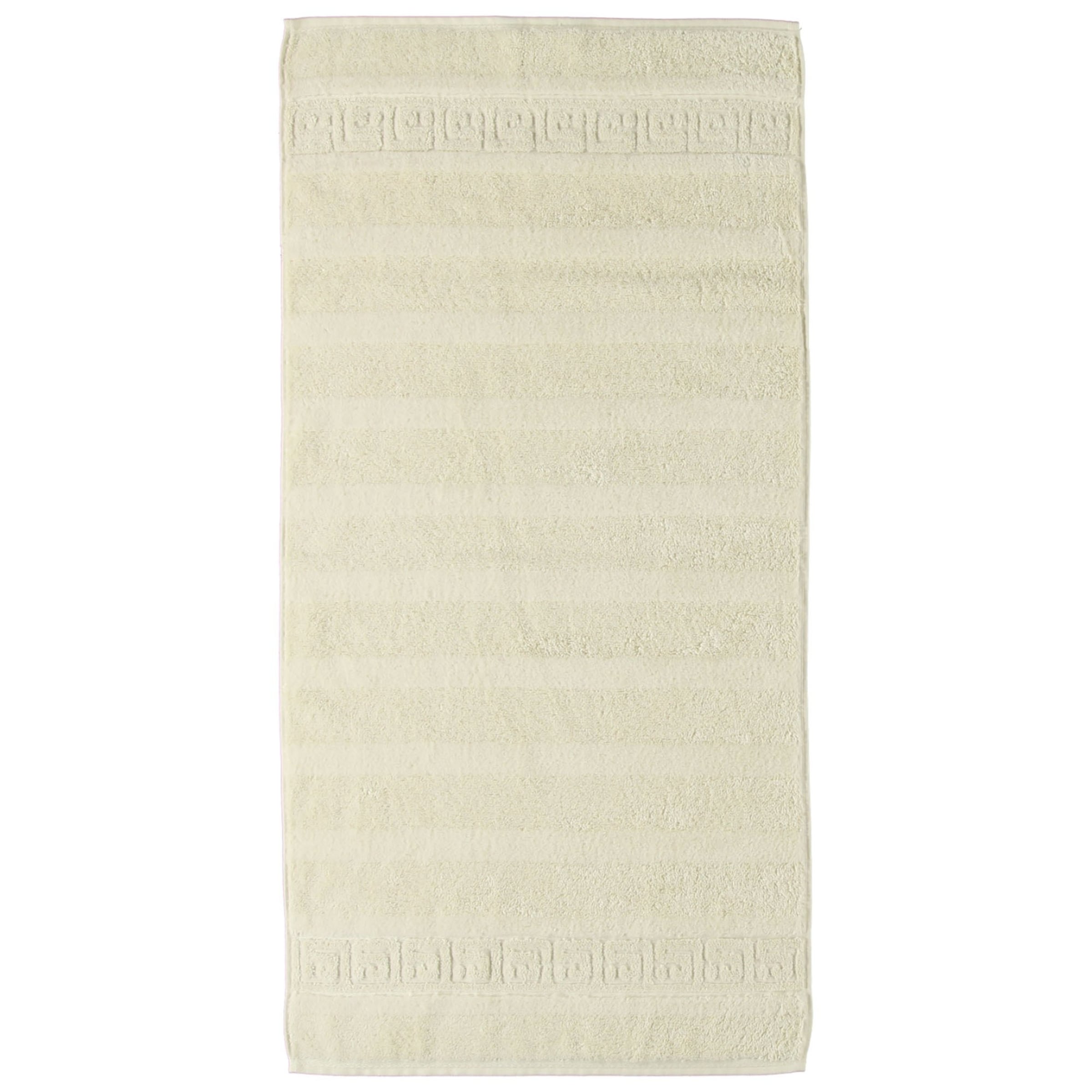 Telo doccia di Cawö in bianco: frontale