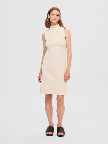 SELECTED FEMME Kleid in Beige