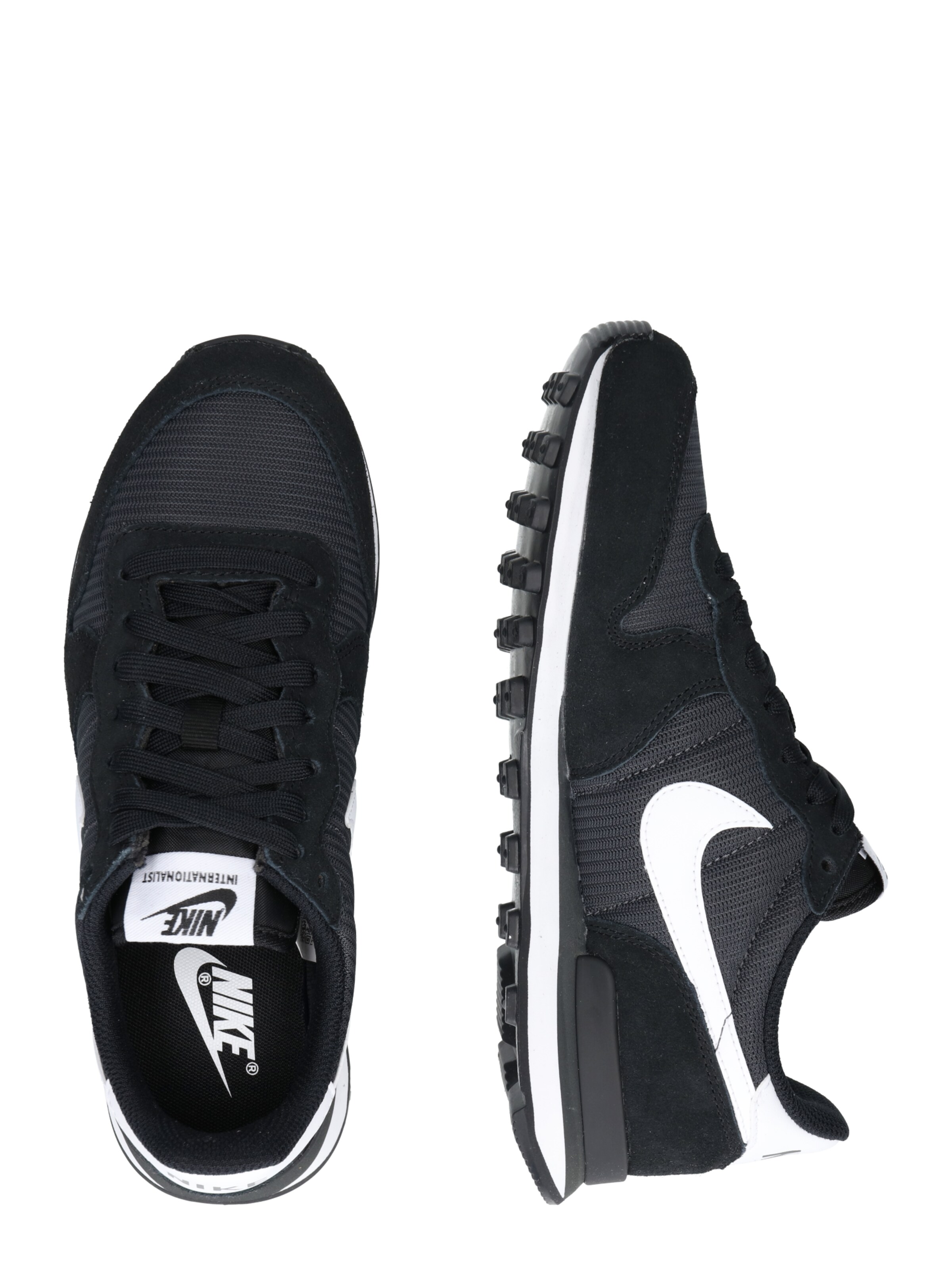Nike Sportswear Sneakers laag 'Internationalist' in Zwart