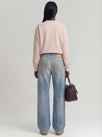 Mansour - Camiseta 'Paris College Longsleeve' en rosa