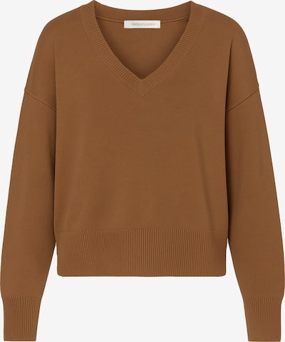 SASSYCLASSY Oversizepullover in L in braun, Produktansicht