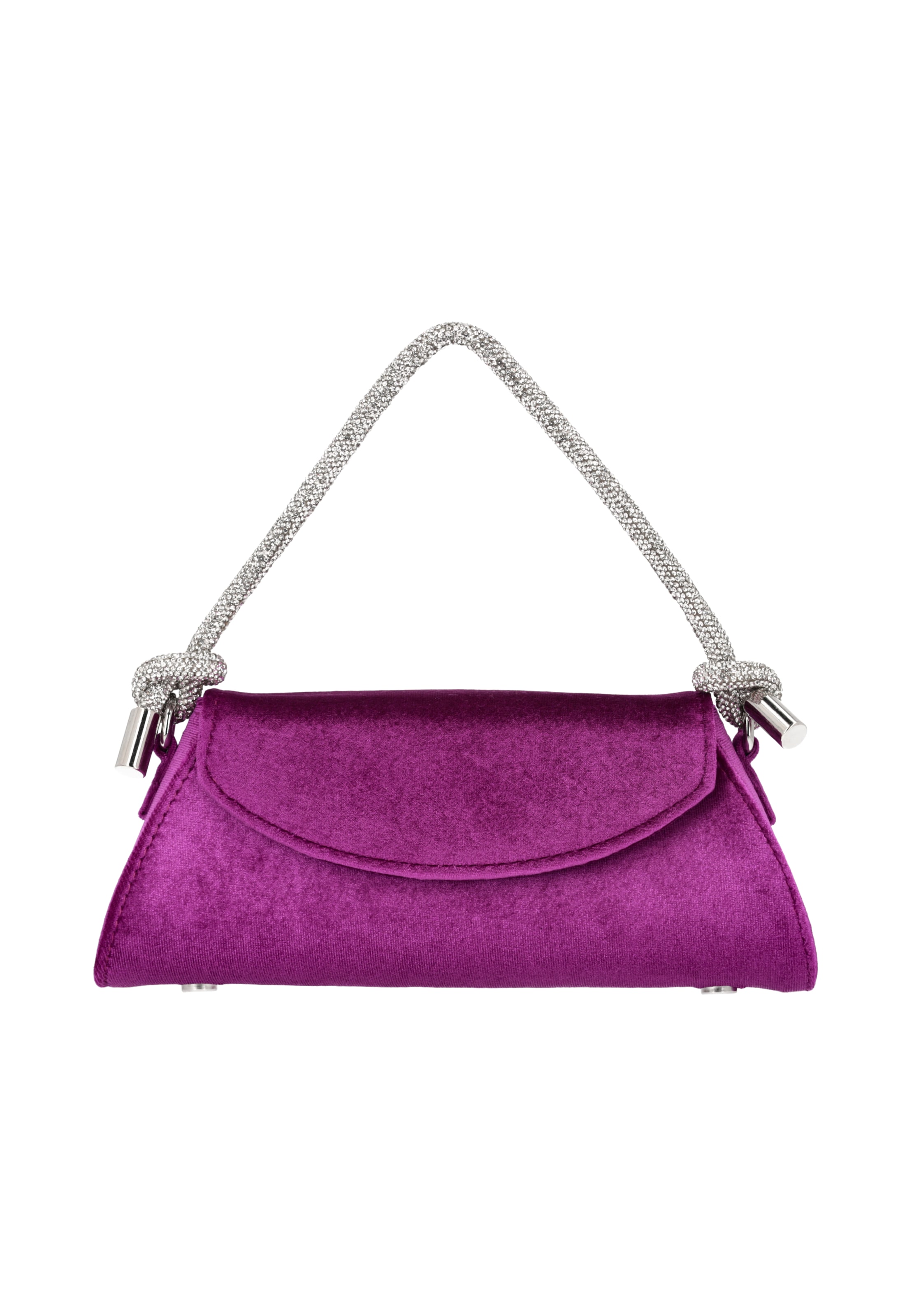 faina Clutch in Lila: Vorderseite