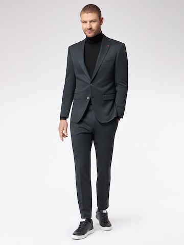 Coupe slim Costume ROY ROBSON en gris : devant