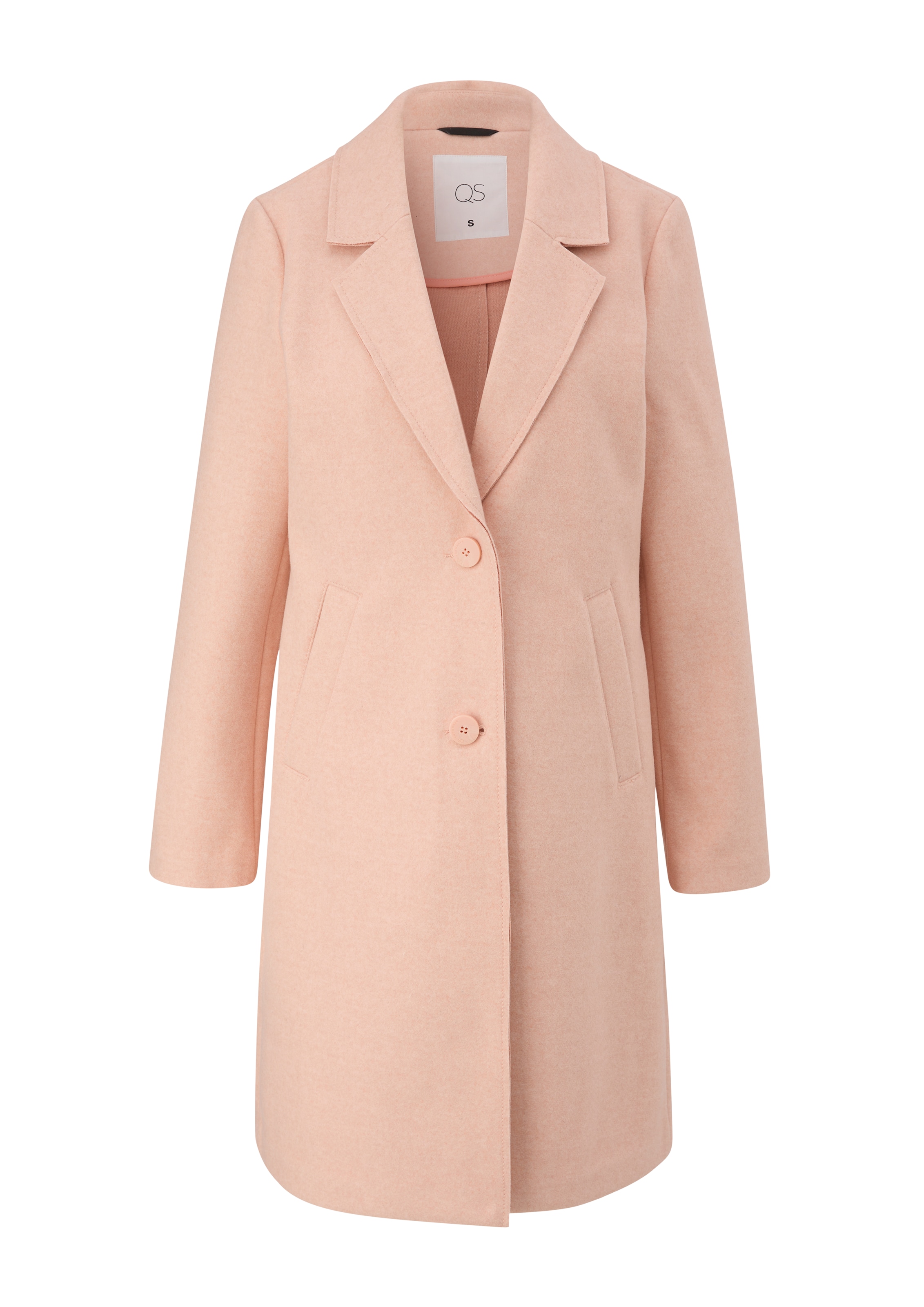 QS Přechodný kabát – oranžová: přední strana