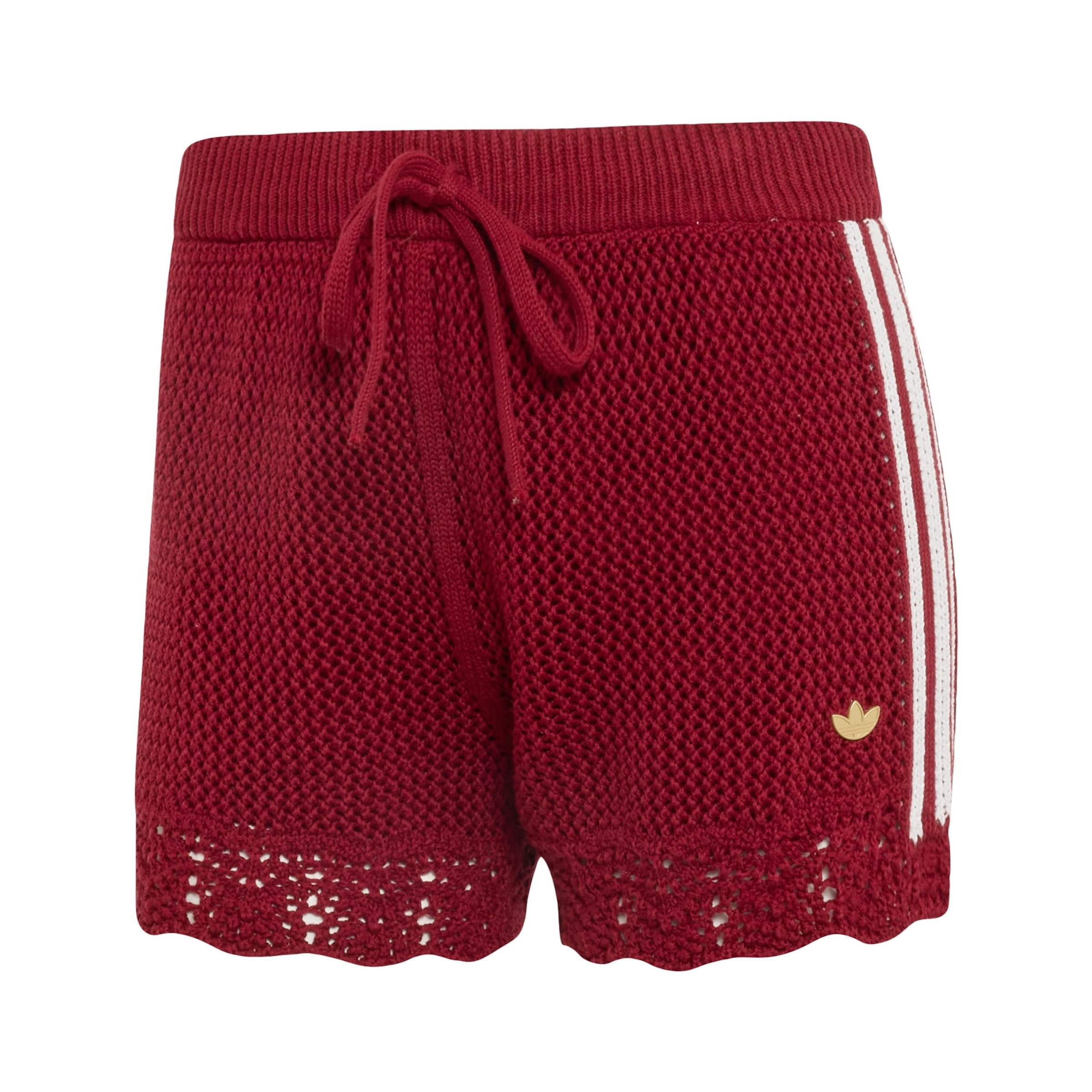 ADIDAS ORIGINALS Pantalon 'Resort' en 30/Regular en rouge foncé / blanc, Vue avec produit