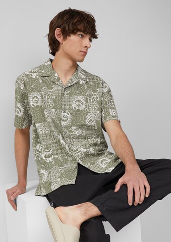 Coupe regular Chemise QS en vert