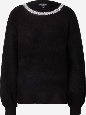 Dorothy Perkins Sweater in Black: front