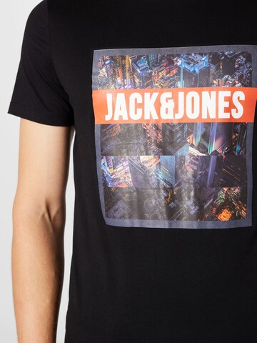 JACK & JONES Koszulka 'Club' w kolorze czarny