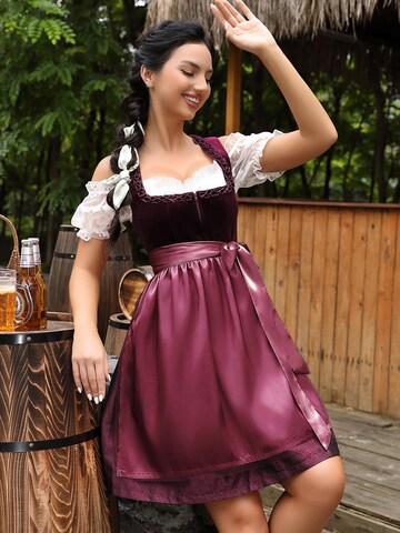 Yesfashion Dirndl in Red