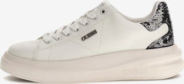 GUESS - Zapatillas deportivas bajas 'Elbina' en blanco: frente