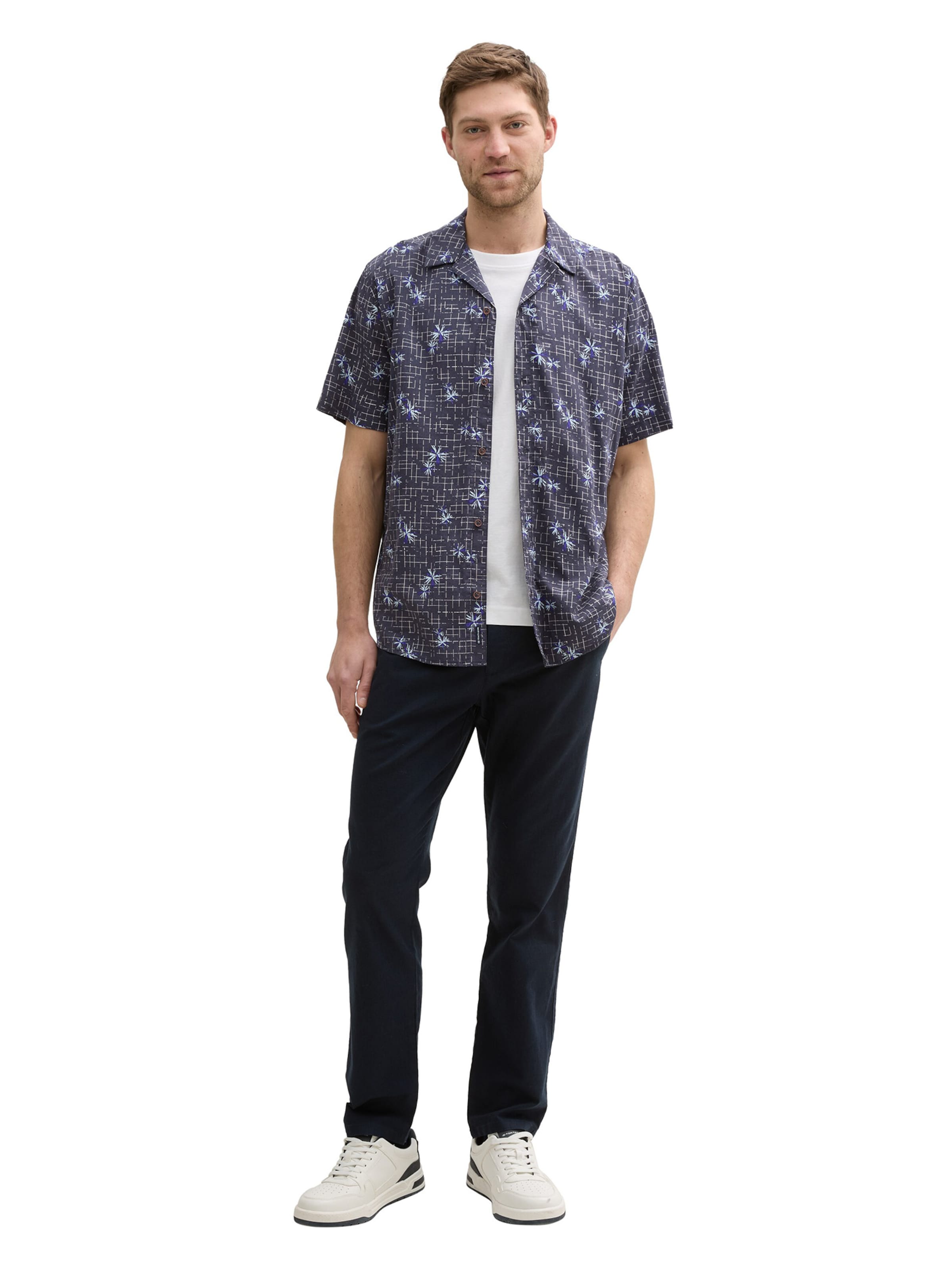 TOM TAILOR Regular fit Srajca | siva barva