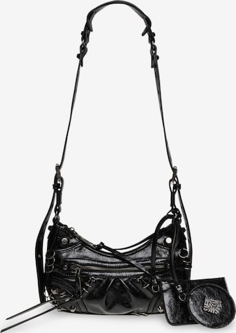 STEVE MADDEN Torba na ramię 'BRolling Black' w kolorze czarny: przód
