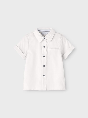 NAME IT - Regular Fit Camisa 'FUGL' em branco